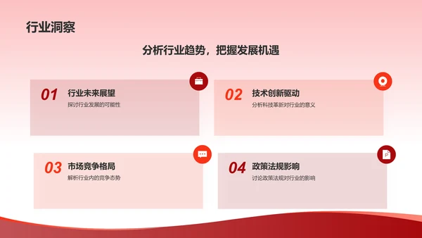 红色商务风表彰庆典PPT模板