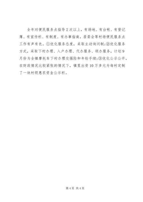 乡镇政务公开政务服务工作总结范文.docx