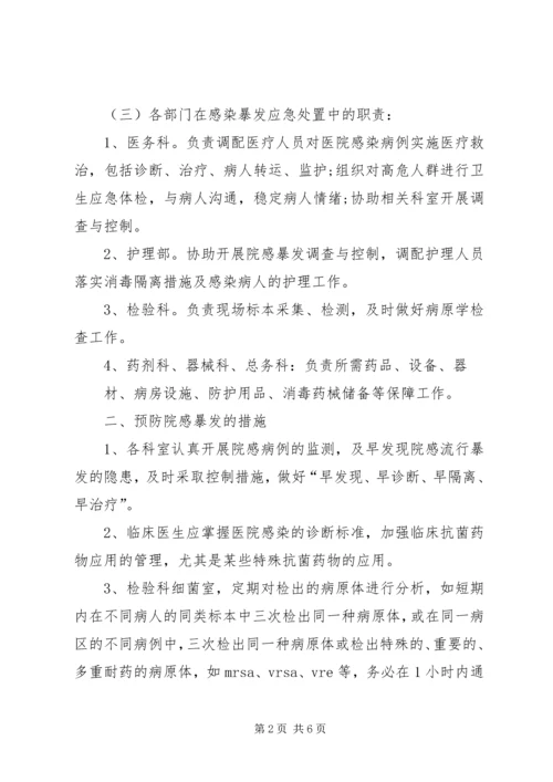 医院感染暴发报告管理责任制 (2).docx