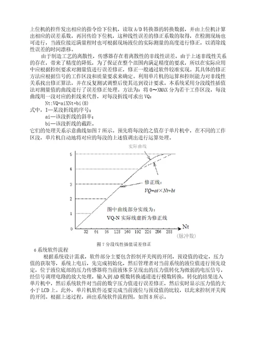 基于压力传感器的液位检测系统