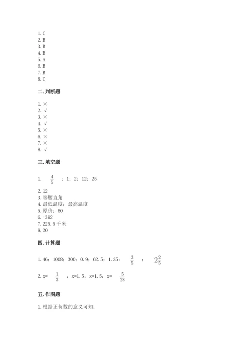 小升初数学期末测试卷附完整答案（各地真题）.docx