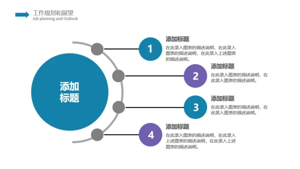 简约大气紫色个人工作汇报通用PPT模板