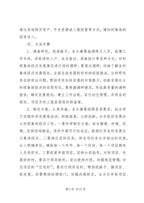 关于发展壮大村级集体经济实施方案.docx