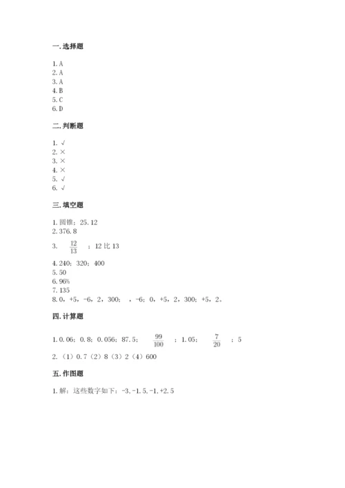 峡江县六年级下册数学期末测试卷及完整答案一套.docx