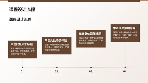 棕色3D风工作方向规划PPT