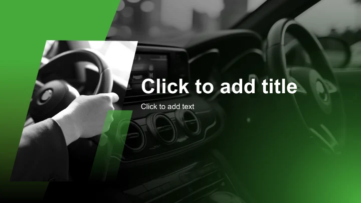 绿色商务风交通运输工作总结PPT主题