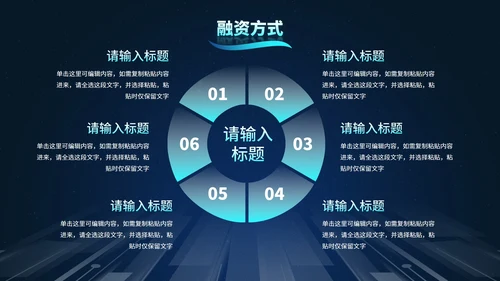 高级未来科技风互联网创新创业计划大赛PPT模板
