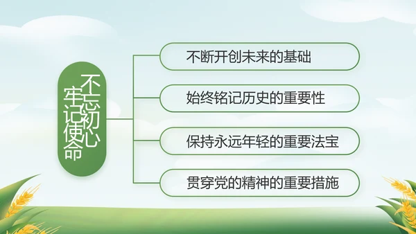 绿色大气乡村振兴农业生产动态PPT