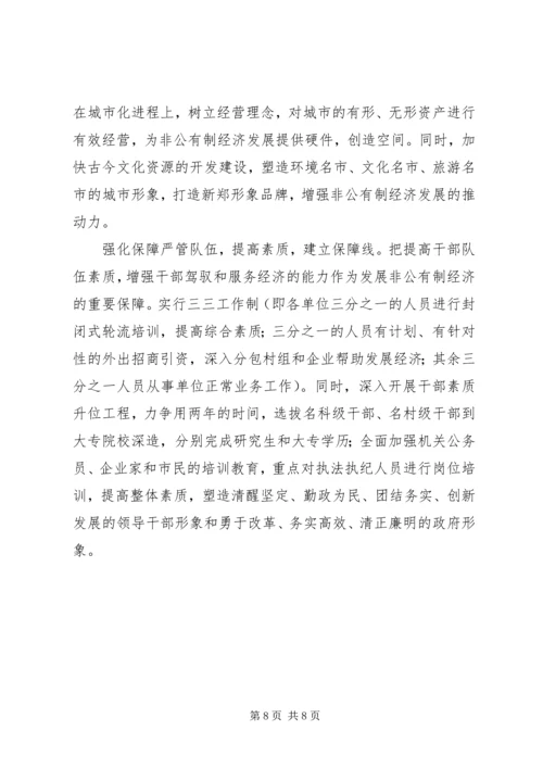 关于全县非公有制经济运行情况的调查与分析 (9).docx