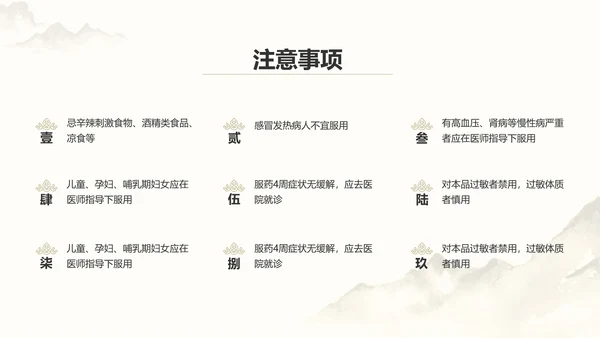 中国风中医药医疗保健产品介绍