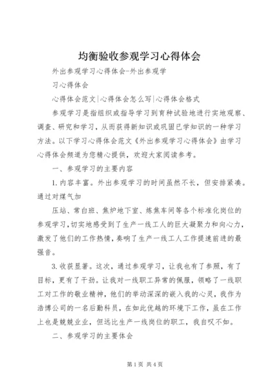均衡验收参观学习心得体会 (3).docx
