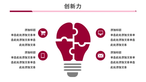 简约商务风女性岗位竞聘述职报告通用PPT模板
