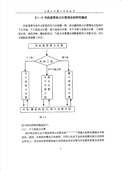 风机盘管干湿工况等价性研究及性能实验热能工程专业毕业论文