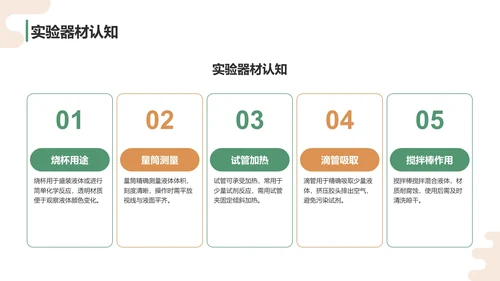 绿色卡通风科学实验PPT