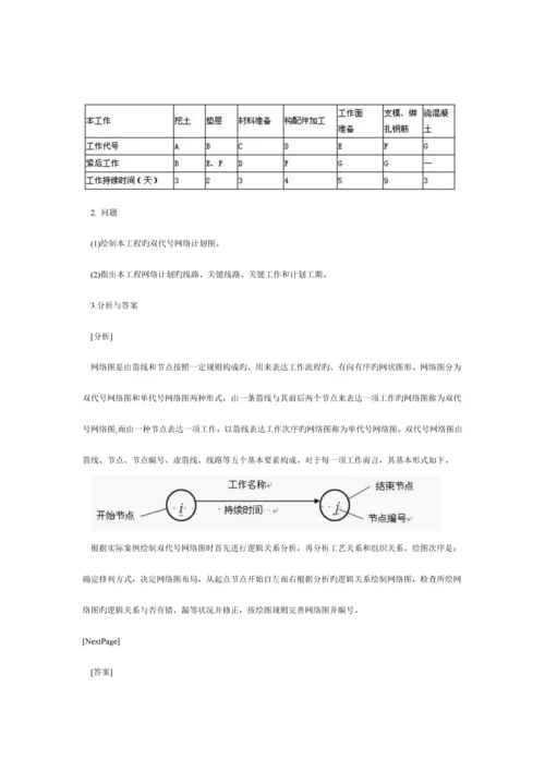 2023年二级建造师建筑工程习题及考点解析.docx