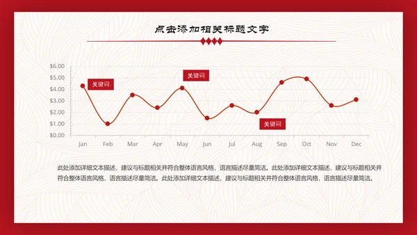喜庆年年终总结暨新年计划PPT模板