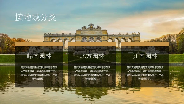 中国园林建筑赏鉴通用PPT模板