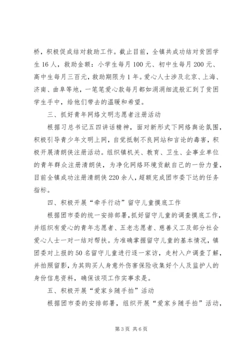乡镇团委年度工作总结范文.docx