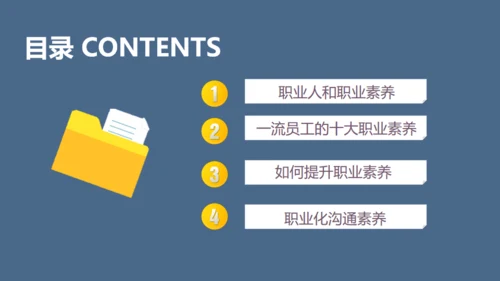 企业职业化素养提升通用PPT模板