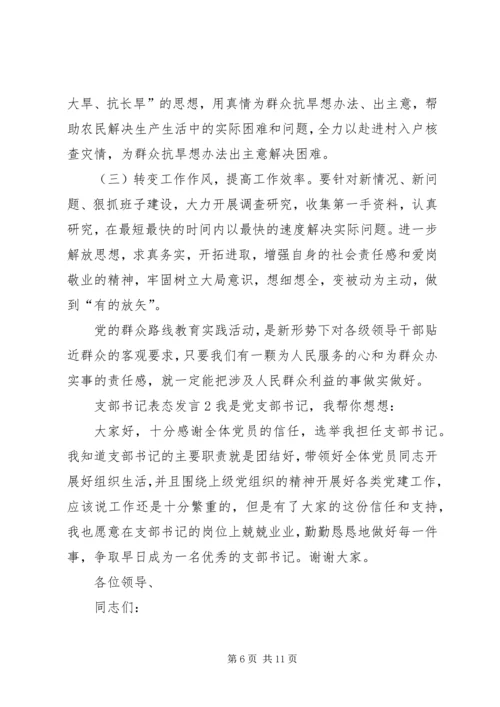 关于支部书记表态发言.docx