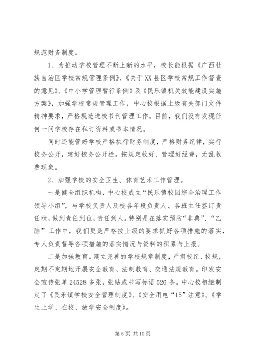 民乐镇中心小学开展＂保持共产党员先进性＂督.docx