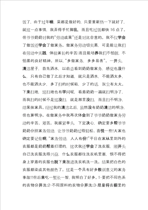 大一寒假社会实践报告例文