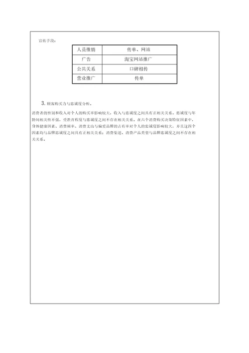 面包店大学生创业项目计划书