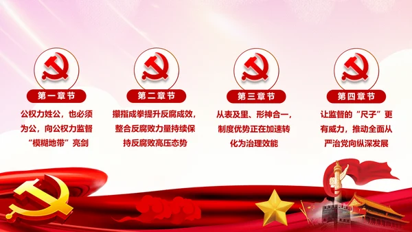 完善监察体制加强权力监督全面从严治党PPT