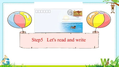 Unit 3  Weather Part B  Let’s talk & read &write 课