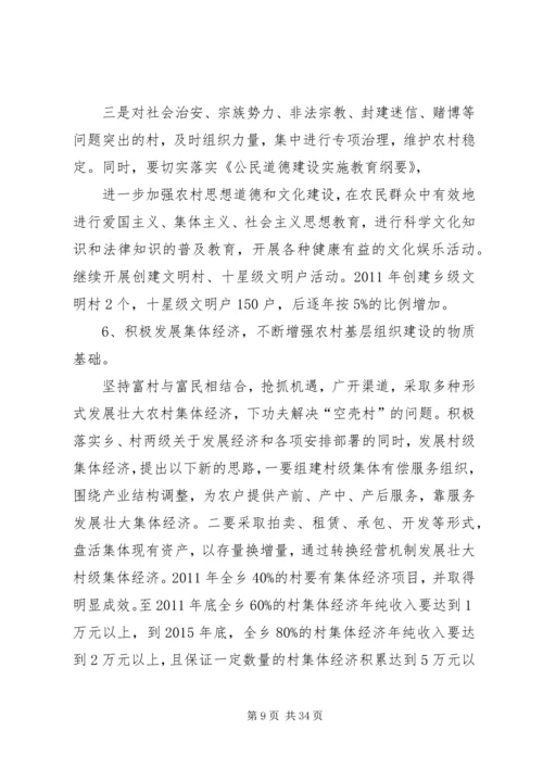 乡镇基层组织建设长远规划.docx