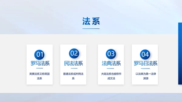 蓝色大气司法法律讲座工作总结PPT动态模板