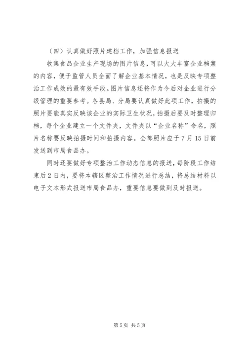 ＸＸ市整治食品生产加工企业工作实施方案 (4).docx