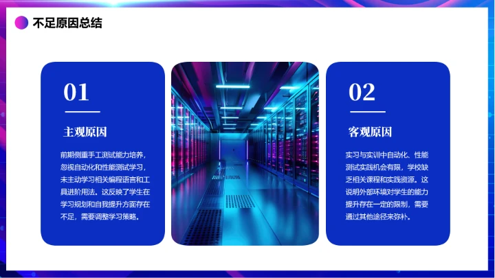 蓝色渐变软件工程专业大学生职业生涯规划发展展示PPT模版