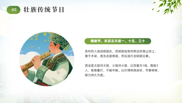 壮族风情文化通用PPT模版
