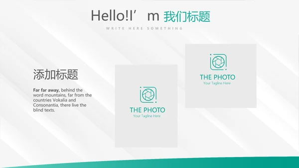 简约大方中国农业银行工作总结动态PPT