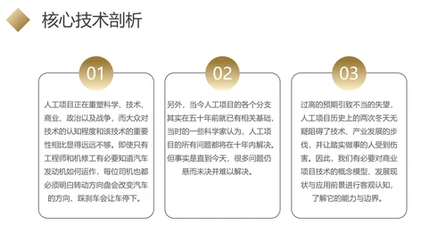 黑金色商业项目行业分析报告PPT模板