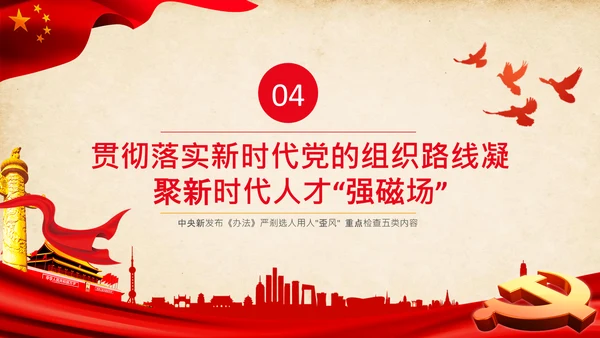学习新时代党的组织路线心得体会PPT模板