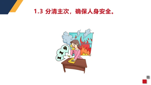 火警119商场超市消防安全知识培训PP模板