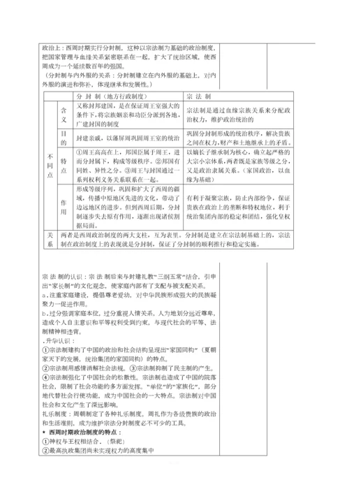 2019一轮复习历史教案：-第一章-古代中华文明的起源和奠基时期：先秦文明.docx