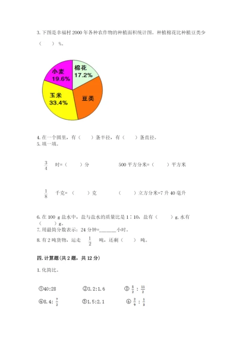 六年级数学上册期末考试卷附完整答案【必刷】.docx