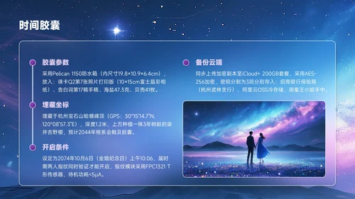 紫色创意风七夕文化月下告白余生多指教PPT模板