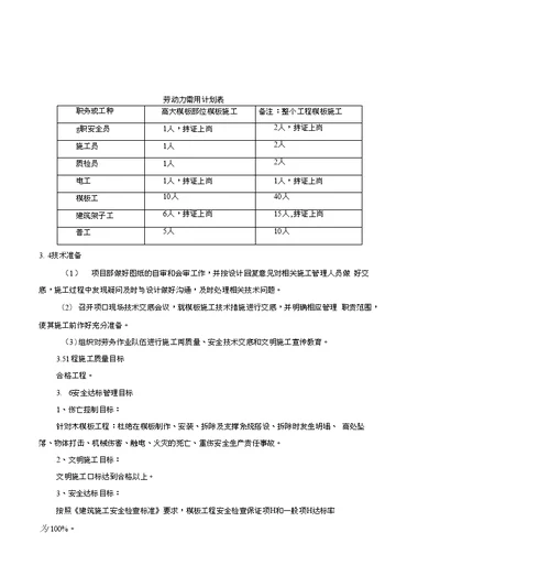 图书馆高大模板施工方案论证后修改