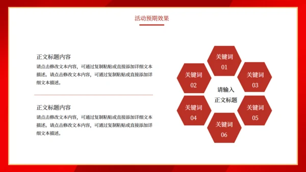 红色大气公司新年年会颁奖晚宴活动策划方案通用PPT模板