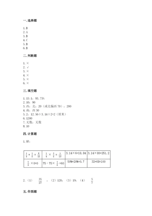 小学六年级数学上册期末考试卷（易错题）.docx
