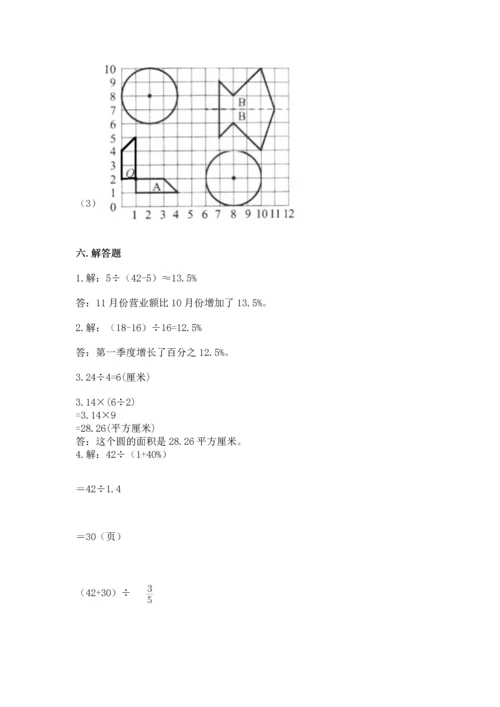 小学六年级上册数学期末测试卷带下载答案.docx