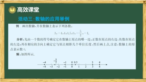 人教版数学（2024）七年级上册1.2.2 数轴  课件（共20张PPT）