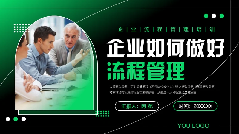 企业如何做好流程管理通用PPT模板