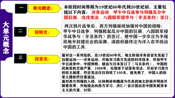 第二单元 ： 近代化的早期探索与民族危机的加剧 核心素养时代大单元复习课件