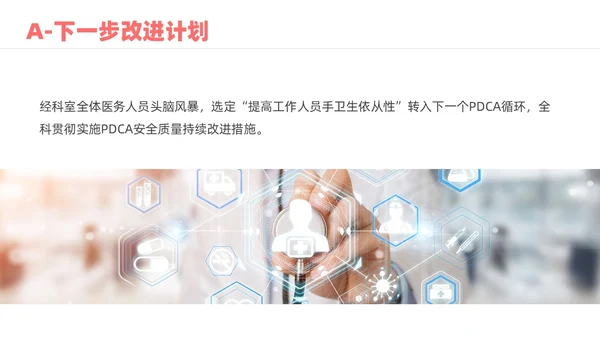 蓝色实拍风院感pdca培训课件
