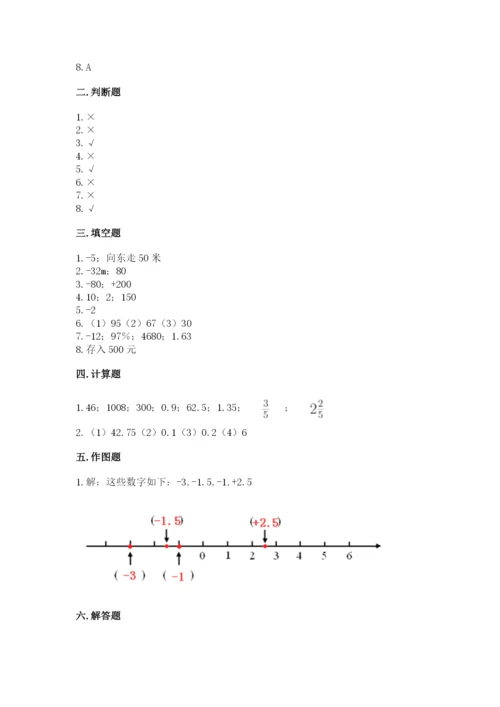 北京版六年级下册期末真题卷附参考答案（a卷）.docx